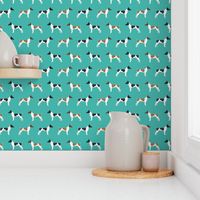 Rat Terrier dog fabric simple pattern 3