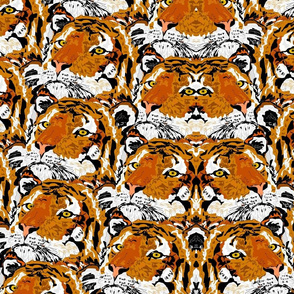 MIrrored Tiger Motif