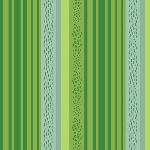 Cacti Mix - Stripes Green