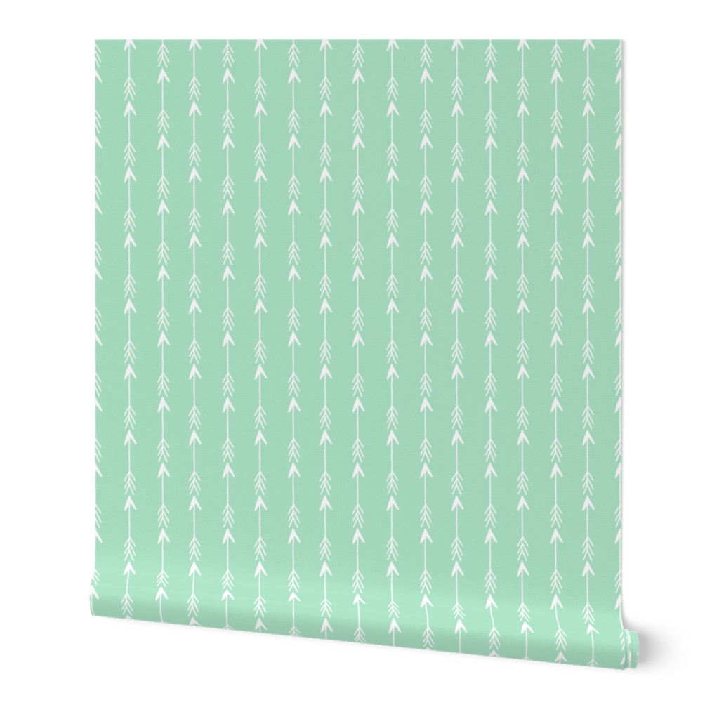 arrow fabric // mint arrows fabric simple sweet arrows design for nursery