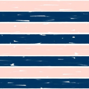 navy and blush stripes // stripe fabric nursery baby design girls stripes coordinate fabric