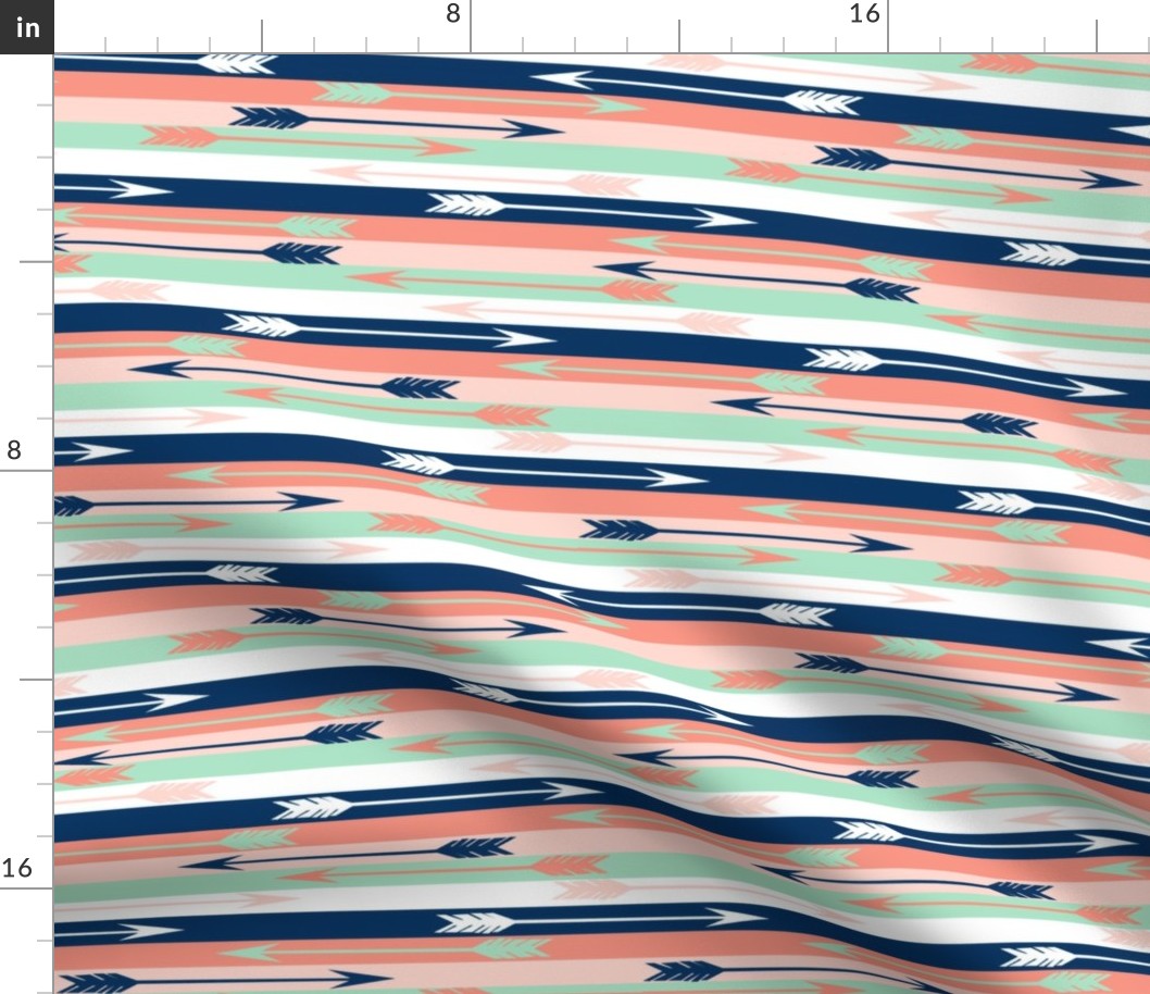 arrow stripes fabric // stripes and arrows design nursery baby design