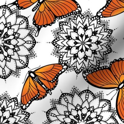 Butterflies and mandalas 1