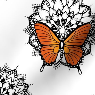 Butterflies and mandalas 2