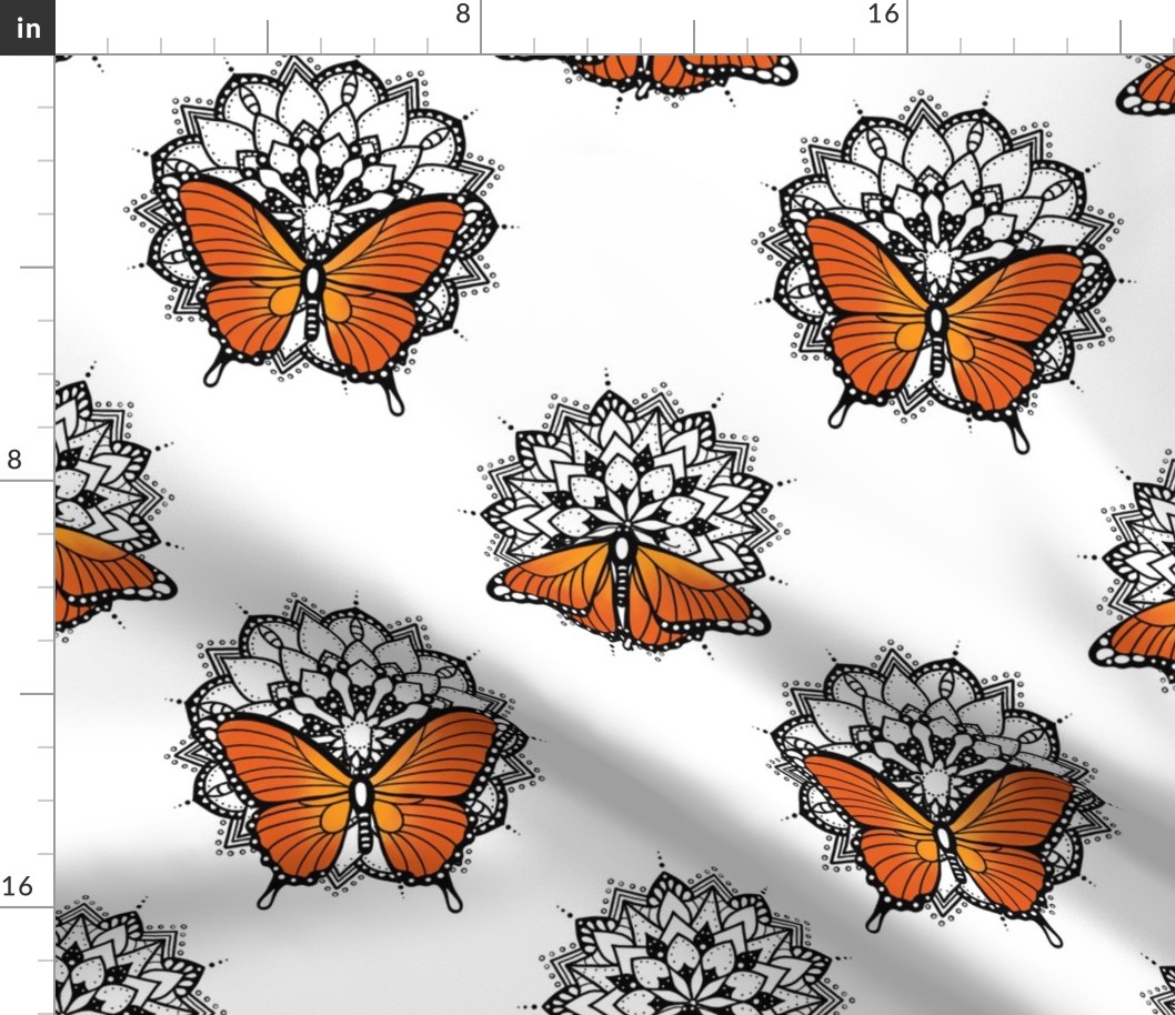 Butterflies and mandalas 2