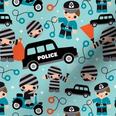 Thiefs cobs and robbers police theme Small 