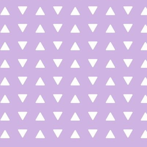 (small scale) triangles lilac || the lilac grove collection