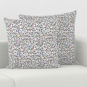 pastel rainbow leopard print fabric