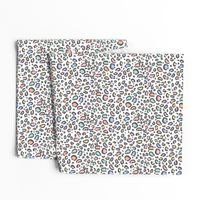 pastel rainbow leopard print fabric