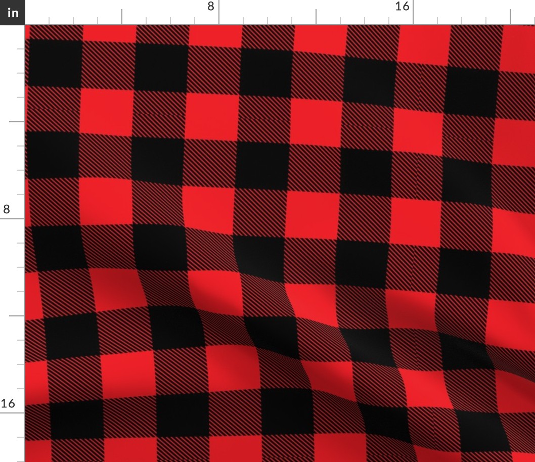 Buffalo Plaid// Red