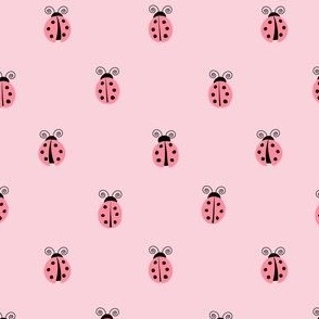ladybug || pink on pink
