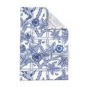 The William Morris Collection ~ Birds On A Trellis ~ Willow Ware Blue and White