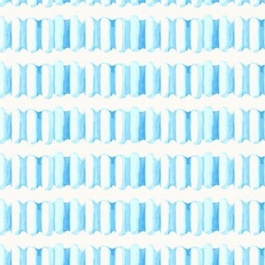 Blue Watercolor Ombre Tile Beige_Miss Chiff Designs