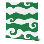 Swirly Wave - greeny