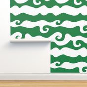 Swirly Wave - greeny