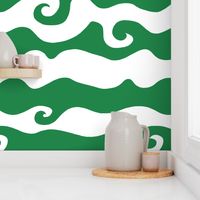 Swirly Wave - greeny