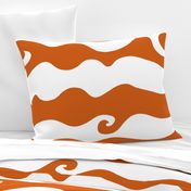 Swirly Wave - orangy