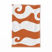 Swirly Wave - orangy