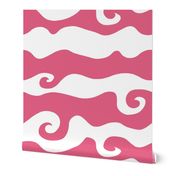 Swirly Wave - rose