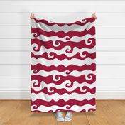 Swirly Wave - scarlett