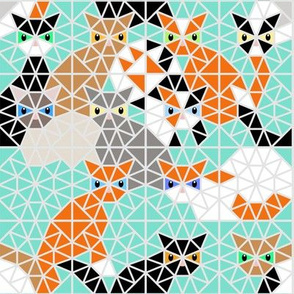 Kaleidoscope Calico Cats