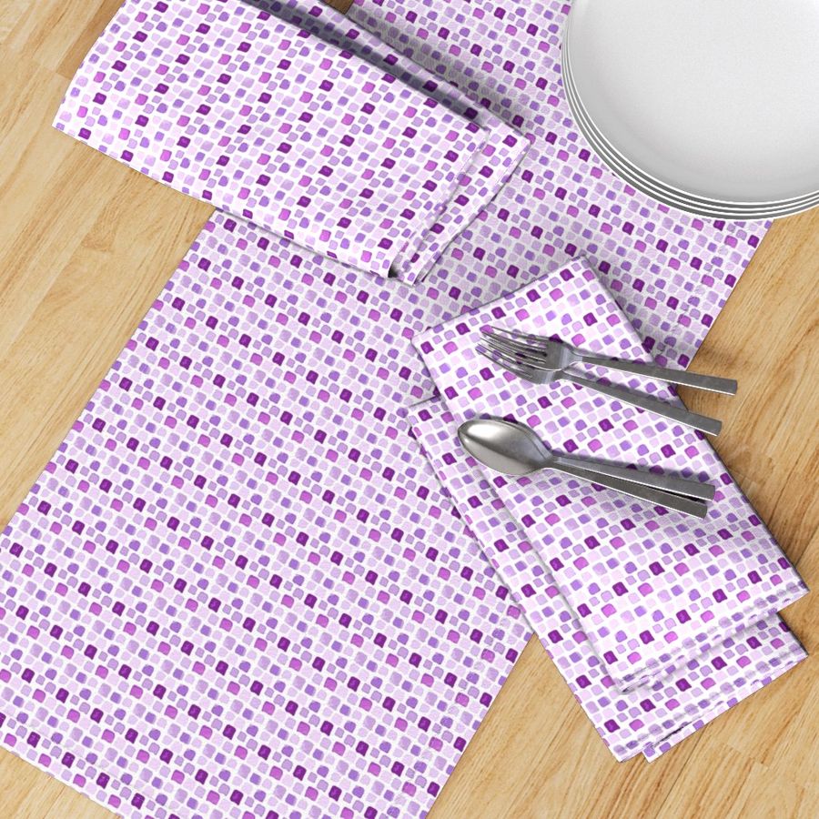 Lilac Purple pink Watercolor || Spot dots drops Squares Easter Crocus _Miss Chiff Designs