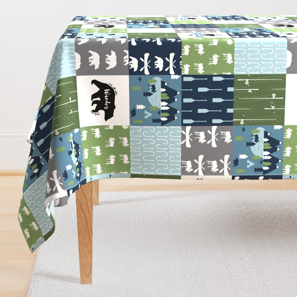 Camping Adventure Cheater Quilt
