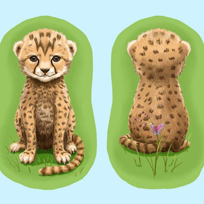 Cheetah Cub Large