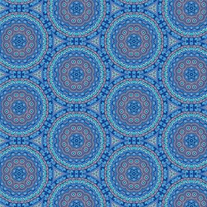 Mandala blue