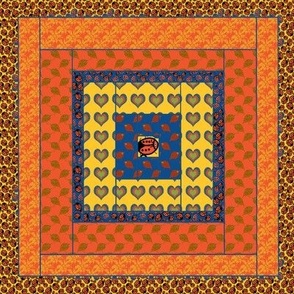 Summer Loud Quilt Block 1