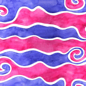Pink Purple Waves