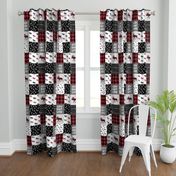 Adventure Patchwork Buffalo Plaid Woodland Moose 