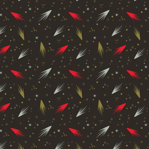 Comets- Black and Red