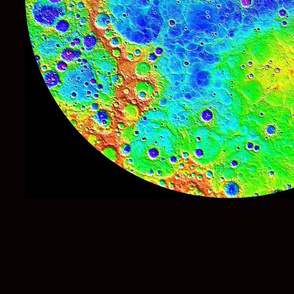 Mercury Topography / Planets view from outer space solar system craters