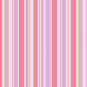 Pink Apple Blossom Stripe