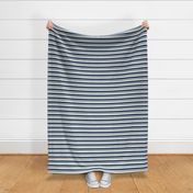 multi stripes (navy, rustic woods blue, grey) || wholecloth coordinate