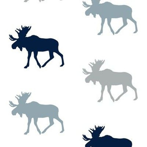 multi moose (navy, rustic woods blue, grey)