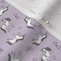 unicorn fabric // light pastel purple nursery baby fabric nursery unicorns