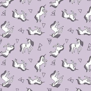 unicorn fabric // light pastel purple nursery baby fabric nursery unicorns