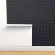 Black mesh pattern & crayon background