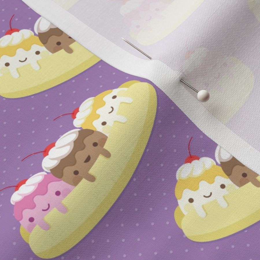 Kawaii banana split