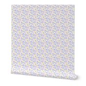 white mesh pattern with crayon background violet - yellow