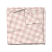 Tiny Buffalo Check Plaid Blush Pink