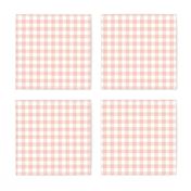 Tiny Buffalo Check Plaid Blush Pink