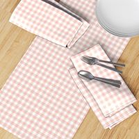 Tiny Buffalo Check Plaid Blush Pink