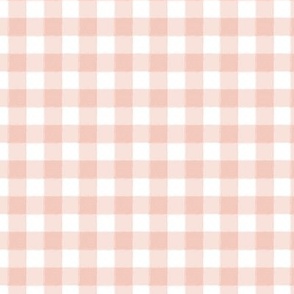 Tiny Buffalo Check Plaid Blush Pink