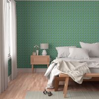 Camouflage pattern green - cyan