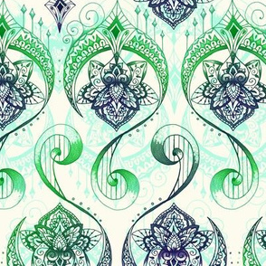 Blue-Green Pattern