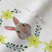 Boho bunny  nursery floral