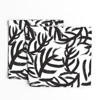 Black and White Leaves